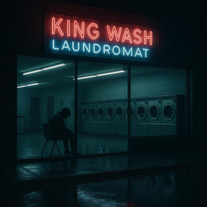 King Wash Laundromat Cover